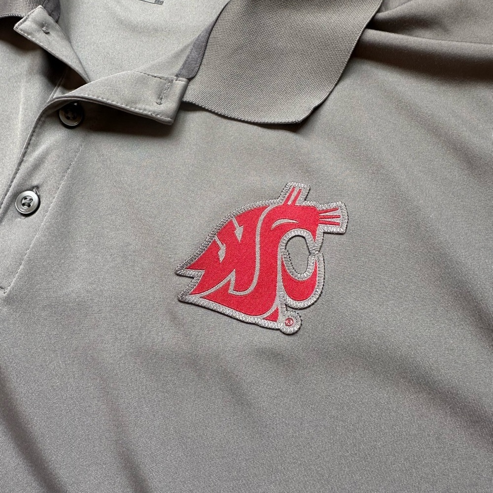 Washington State Cougars Nike Dri-Fit Golf Polo Shirt Men’s XXL - Picture 3 of 8
